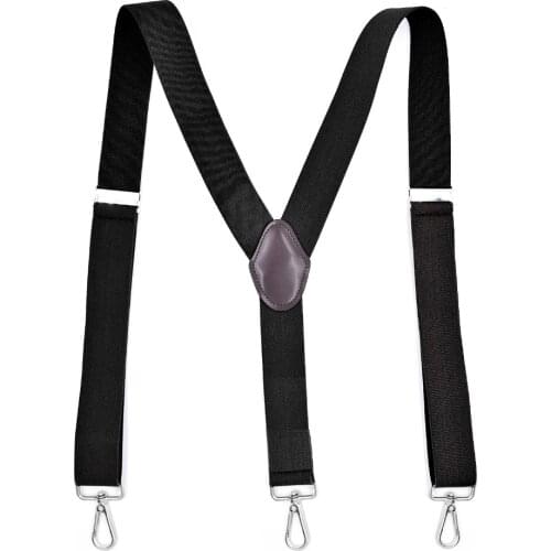 New Mans Suspenders Braces Strong Hook Suspenders Trousers Suspensorio Elastic Strap Tirante 3.5*120cm CRBD3C0331