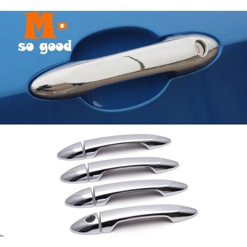 Trim Car Accessories 8pcs ABS Chrome for Chevrolet CAVALIER 2017 2018 2019 Car Door Protector Handle Decoration Frame Cover