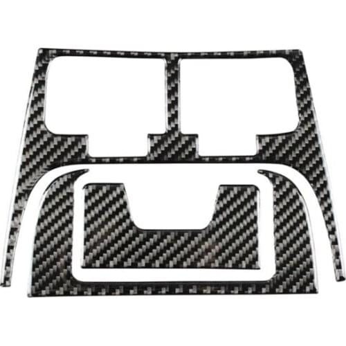 Fit for LexusIS250 300 350C 2006-2012 Carbon fiber rear air conditioner air outlet cover Interior modification car accessories