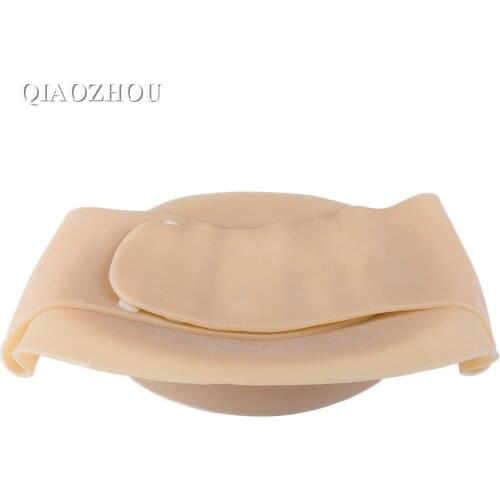 3~4 months 1700g realistic silicone belly fake pregnant tummy movie props false pregnancy test real invisible