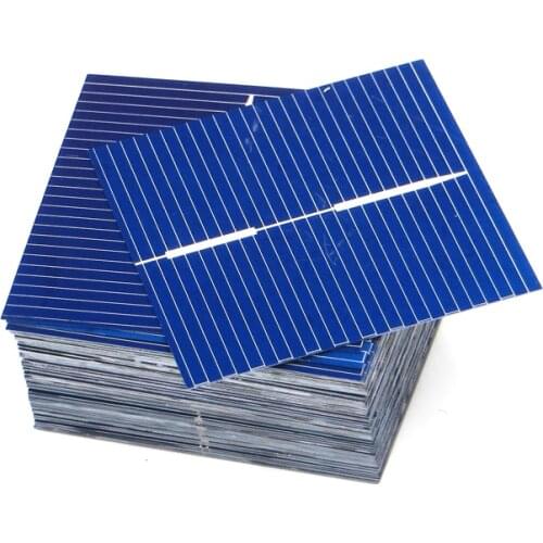 50pcs x Solar Panel 0.5V 0.25W Painel Cells Polycrystalline Silicon Sunpower Solar Bord DIY Charger 39*39mm