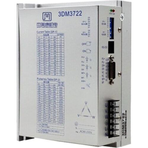 110 130 three-phase stepper motor driver 3DM3722 motor controller 220VAC current 7A