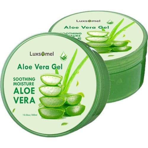 Natural Aloe Vera Skin Tightening Soothing Aloe Vera Gel 100% Clear Natural Private Label Clear Aloe Vera Gel For Face Creams