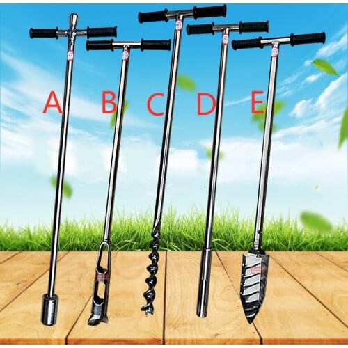1 m earth drill 304 stainless steel earth sampler soil sampler ring cutter earth drill twist drill Holland drill