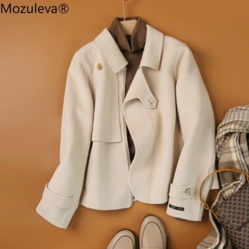 Mozuleva 2020 Handmade Double-Sided Duffle Coat 2020 Autumn and Winter Coat Womens Wool Duffle Coat Womens New Style