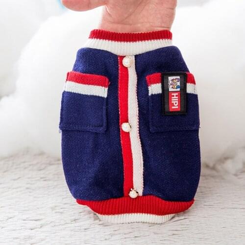 Puppy Winter Sweater Pet Dog British Style Woolly Clothes For Small Dogs Cats Costume Chihuahua Yorkies Warm Clothing Ropa Perro