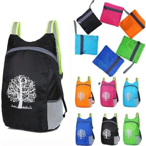 1PC Portable Comfortable Durable Waterproof Folding Packable Lightweight Outdoor Travel Hiking Backpack Daypack