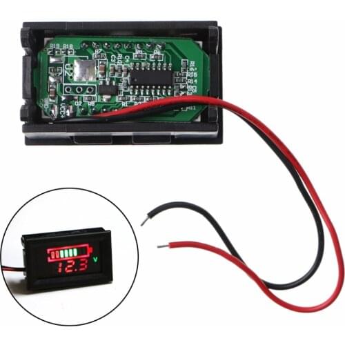 12V Lead-Acid Battery Status Capacity LED Display Indicator Digital Voltmeter Tester