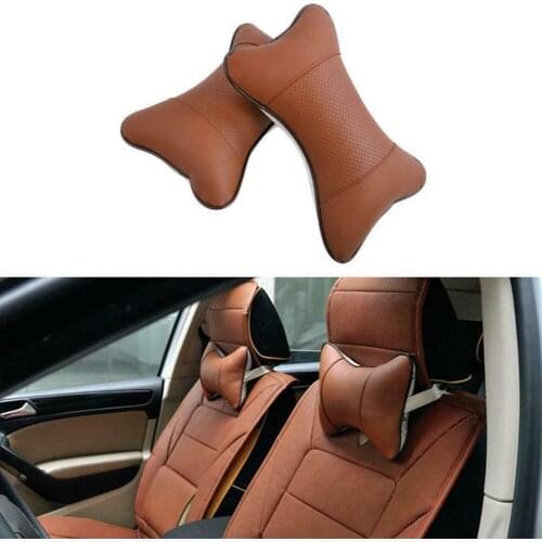 2pcs Car Neck Pillow Accessory Comfortable Cushion Headrest Neck Pillow Replacement Universal