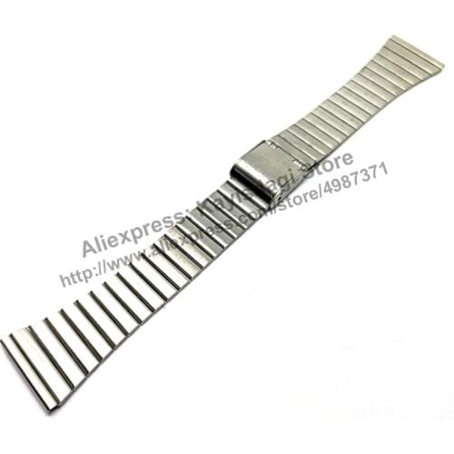 22mm Steinless Steel Watch Band Strap Comp. Casio DataBank DBC-611 , DBC-611E , DBC-800 , DBC-810 , DBC-300 , DBC-1500 B
