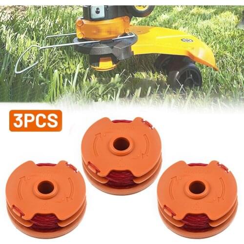 3*ALM Spool & Line For McGregor MET6032 MET4530 MET3525 Worx WG119E Strimmers Highly Matched With The Original