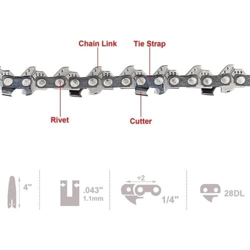 4 Inch Replacement Chain Electric Electric Saw Accessory Y5JA