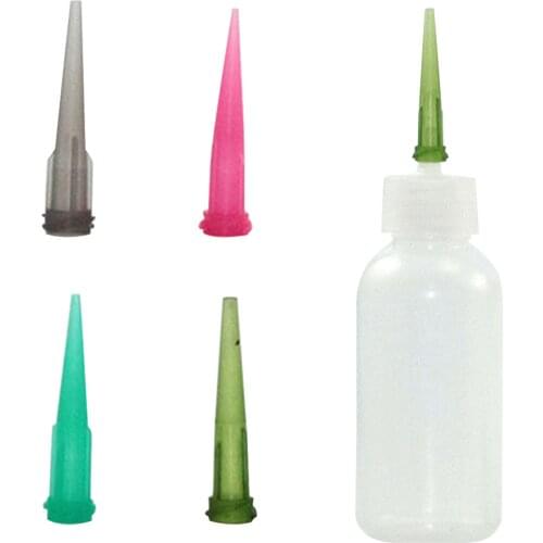 Henna Tattoo Applicator Squeeze Plastic Drawing Bottle Detailing Nozzle Tip Set