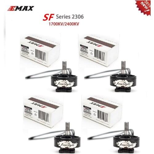 EMAX FS 2306 Thread Brushless Motor 1700KV 3-6S 2400KV 3-4S for RC Drone Quadcopter FPV Racing RC Parts Accessories