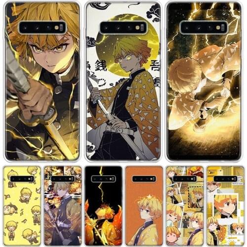 Demon Slayer Agatsuma Zenitsu Phone Case For Samsung Galaxy A50 A70 A30S A51 A71 A10 A20E A40 A90 A20S M30S A6 A7 A8 A9 Plus Coq