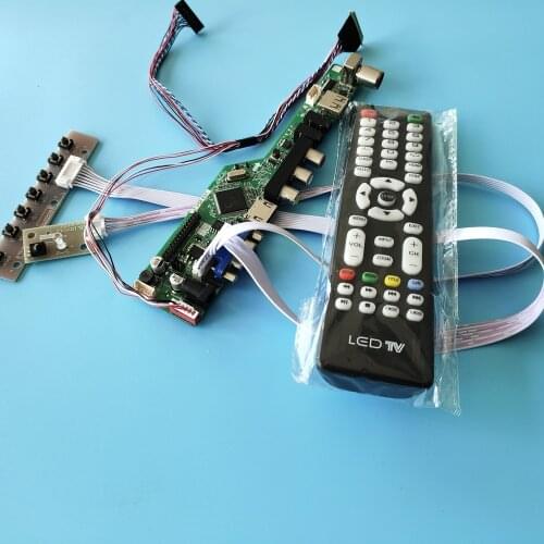 Kit for LP156WH2(TL)(RA) Controller board driver LCD LED USB remote VGA Screen panel 1366X768 TV AV 15.6" 40pin LVDS