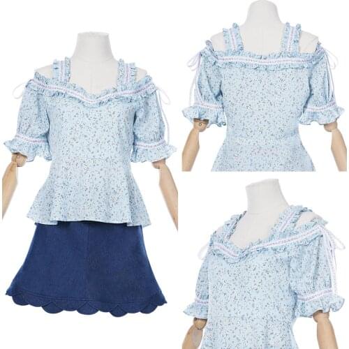 Rent A Girlfriend Ichinose Chizuru/Mizuhara Chizuru Cosplay Costume Women Tops Skirt Outfits Halloween Carnival Costume