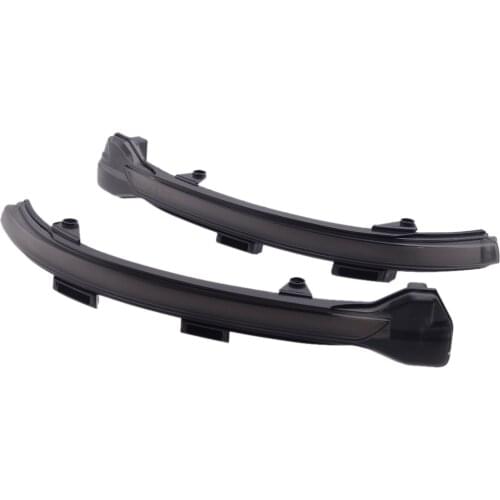 1 Pair Left & Right Car Smoked LED Dynamic Turn Signal Light Side Mirror Indicator Fit for VW Golf 7 & 7.5 Touran Jetta MK7