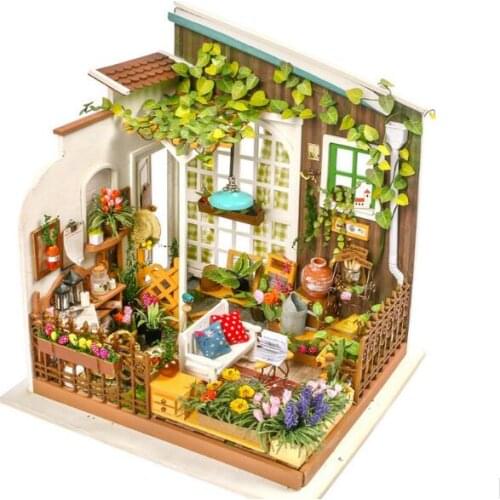 Children Adult DIY Miniature Millers Garden Doll House Model Building Dollhouse Learning Education Toys Hobbies DG108