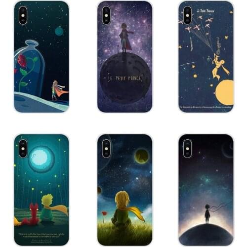 For Samsung Galaxy A3 A5 A7 J1 J2 J3 J5 J7 2015 2016 2017 Soft Transparent Shell Cover The Little Prince Night Planet France Art