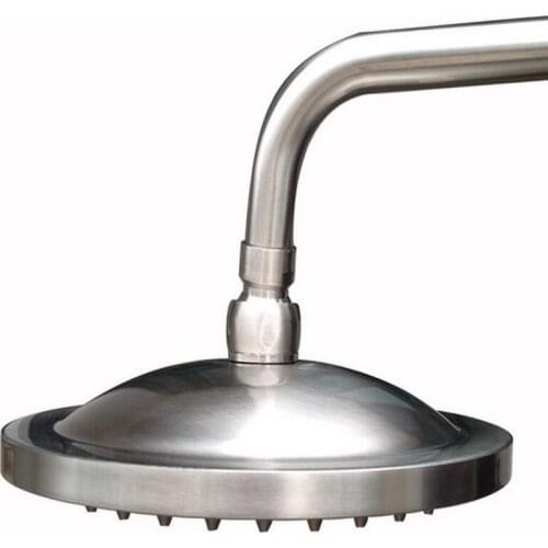 8" ( inch ) Brushed Nickel Round Shape Bath Rainfall Shower head / Bathroom Accessory (Standard 1/2") ash014