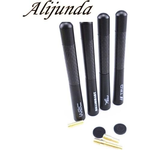 Delicate Black Fiber Carbon Short Antenna Radio Car Aerial Antenna For Nissan Teana X-Trail Qashqai Livina Sylphy Tiida Sunny