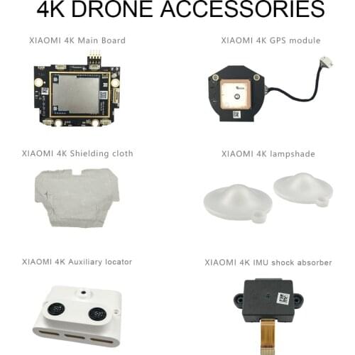 Original XIAOMI 4K uav accessory Main Board GPS module Auxiliary locator IMU shock absorber