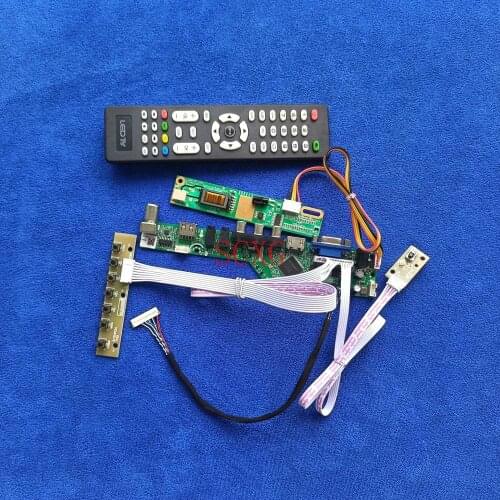 Fit QD141X1LH02/QD141X1LH06/TM141XG Analog signal Kit20-Pin LVDS 1024*768 HDMI-compatible USB VGA 1CCFL LCD screen driver board