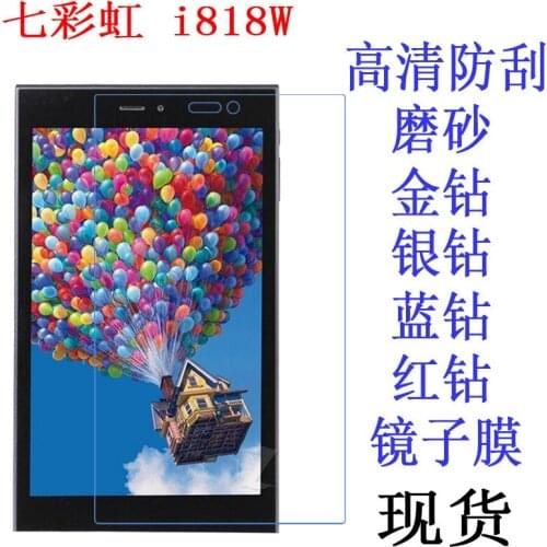Clear Screen Protector Anti-Fingerprint Soft Protective Film For Colorfly i818W 8 inch tablet Retail Package