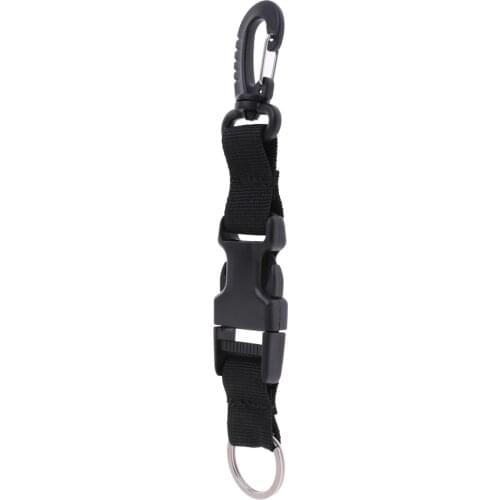 Scuba Diving Spearfishing BCD Lanyard Strap Belt Quick Release Buckle Clip Webbing Belt Clip Clasp Accessories