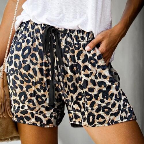 Womens Comfy Shorts Drawstring Splice womens sports shorts Casual Elastic Waist Pocketed Loose Print Shorts plus size shorts