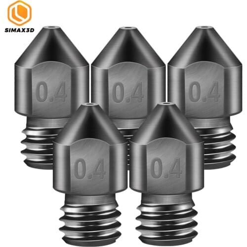 SIMAX3D Reprap MK8 Hardened Steel Nozzle 1.75mm 0.4 mm MK8 Hotend Kit for Ender 3 CR10 Ender 3 PRO 3D Printer 3D Printer Parts
