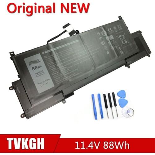 TVKGH NEW Original Laptop Battery For DELL Notebook computer 11.4V 88Wh