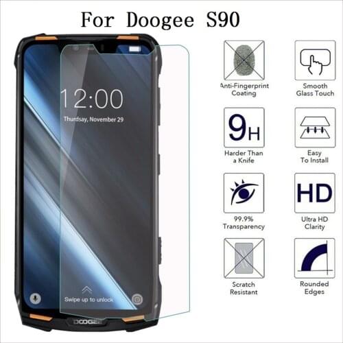 Tempered Glass for Doogee S90 Pro Screen Protector 9H Hard 2.5D Explosion Proof Protective Film