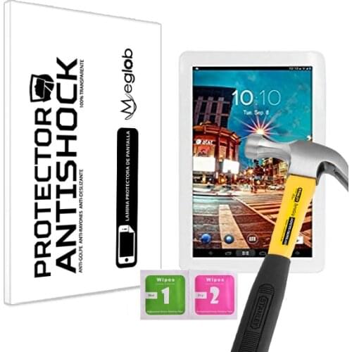 Screen protector Anti-Shock Anti-scratch Anti-Shatter compatible with Tablet Woxter Nimbus 102 Q