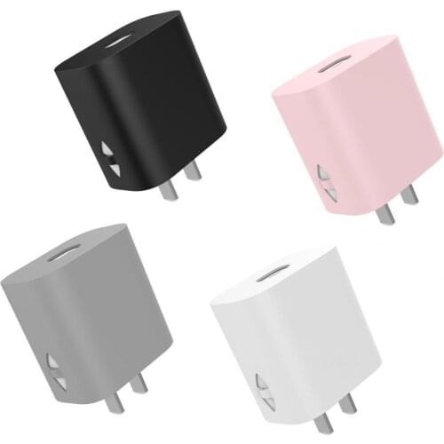 Charger Protective Cover Durable Lightweight Silicone Practical Safe Charger Protector for iPhone 18W/20W Dropshipping