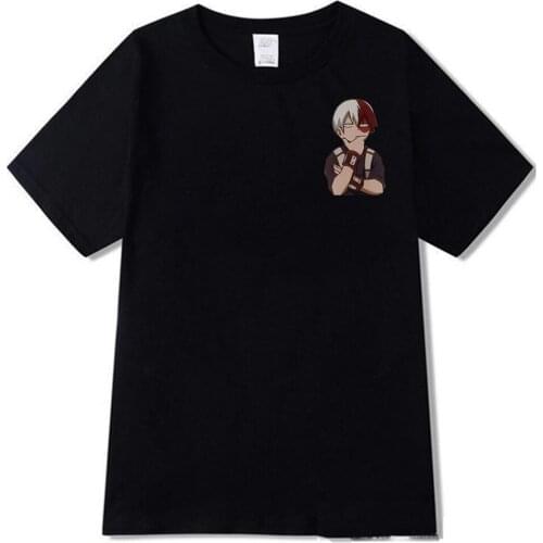 Todoroki Shoto My Hero Academia Women T-Shirts Casual Harajuku Print Tops Tee Summer Japan T Shirt Anime Men Clothing