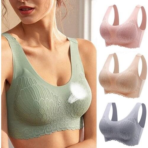 Womens Tube Tops For Girls Sport Bra High Support Womens Underwear Bralette Active Tank Top Invisible Bra Gym Jogging Push Up