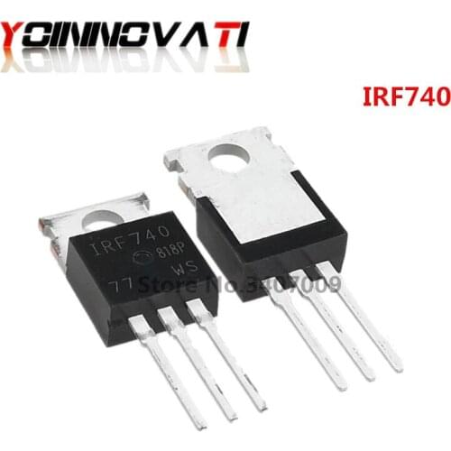 10PCS/LOT IRF740 IRF740PBF MOSFET N-Chan 400V 10 Amp TO-220 Triode Transistor new