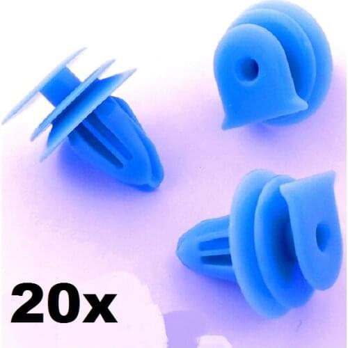20x For Honda Windscreen Cowl, Scuttle Panel, Wiper Motor Cover, Trim Fastener Clips #90602-S5A-003
