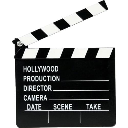 20 x 18cm Hollywood Directors Party Decoration Clapper Board Film Movie Photo Prop Home Decor