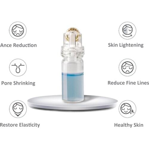 64 pin Derma Roller for Skin Care Hair Growth 0.25mm 0.5mm 1.0mm Face Scalp Rolling Needling Massage Treatment Facial Skin Care