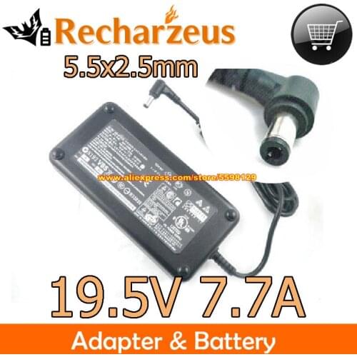 19.5V 7.7A Adapter ADP-120ZB BB ADP-150NB D ADP-150ZB B ADP-150VB B Charger For GL753 GL752 G72GX Gl503 Fx504gm VX7SX G73JH GS40