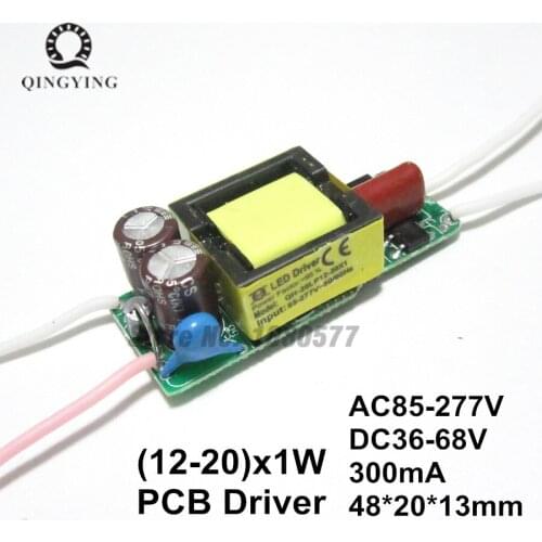 10pcs 12w 15w 18w 20W High Power LED Driver 300mA Constant Current Lighting Transformers For LED Lamp Bulbs Power Supply