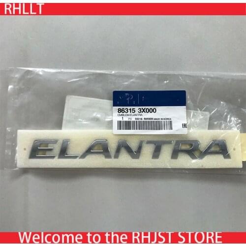 For Hyundai Elantra MD 2011-2015 Logo Rear Trunk Tailgate emblem OEM 863153X000