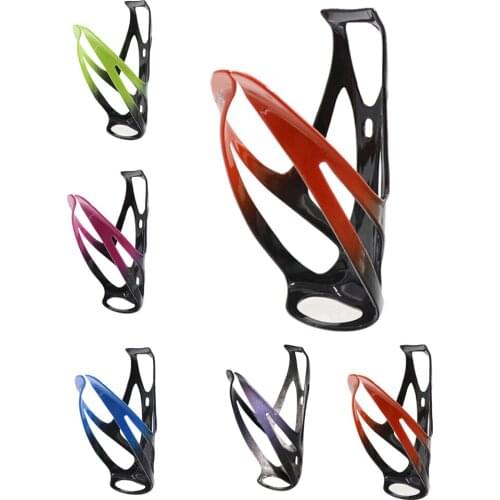 2pcs Outdoor Sports road bicycle bottle cage carbon fiber nylon fiber hybrid material bike bottle holder Bike Cages Rack