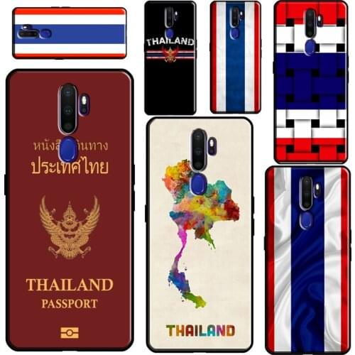 Thailand Flag Map Phone Case For OPPO A5 A9 A31 A53 2020 A52 A72 A15 A83 A91 A1K A5S Reno2 Z Find X2 X3 Pro