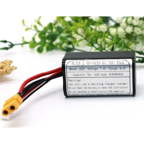 KLUOSI UAV Rechargeable Li-Ion Battery 7.4V / 8.4V 7Ah 2S2P Use Single Cell NCR18650GA Combination Suitable for Different Drone