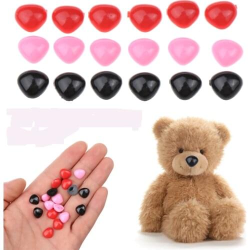 100pcs/Pack DIY Doll Nose Safety Parts Crafts Plastic Triangle Noses For Dolls Toys For Bear Buttons Toy DIY Safety Accessories