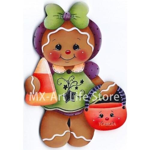 Food Gingerbread GIrl Metal Cutting Dies Christmas Doll Stencil for DIY Scrapbooking Gingerbread Man Cutting Dies